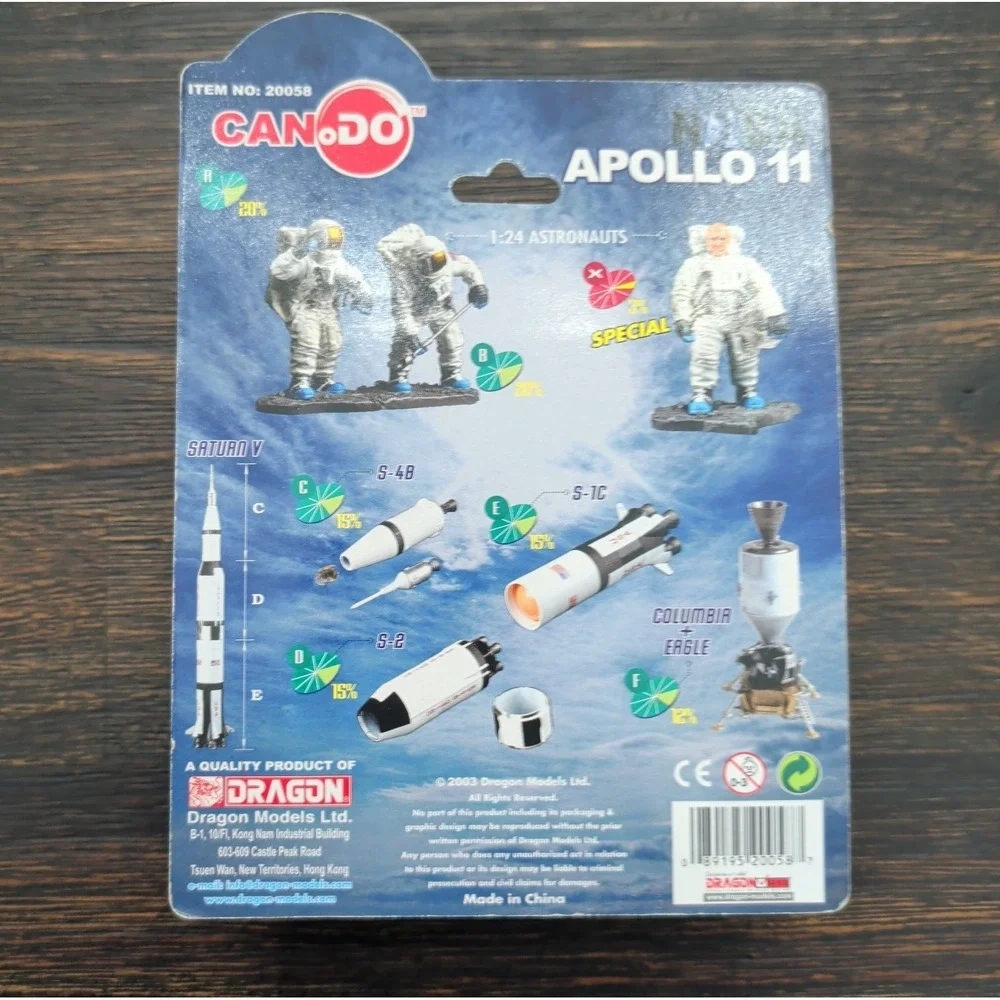 NASA Apollo 11 Dragon CanDo Columbia + Eagle, 2003 Sealed NIP